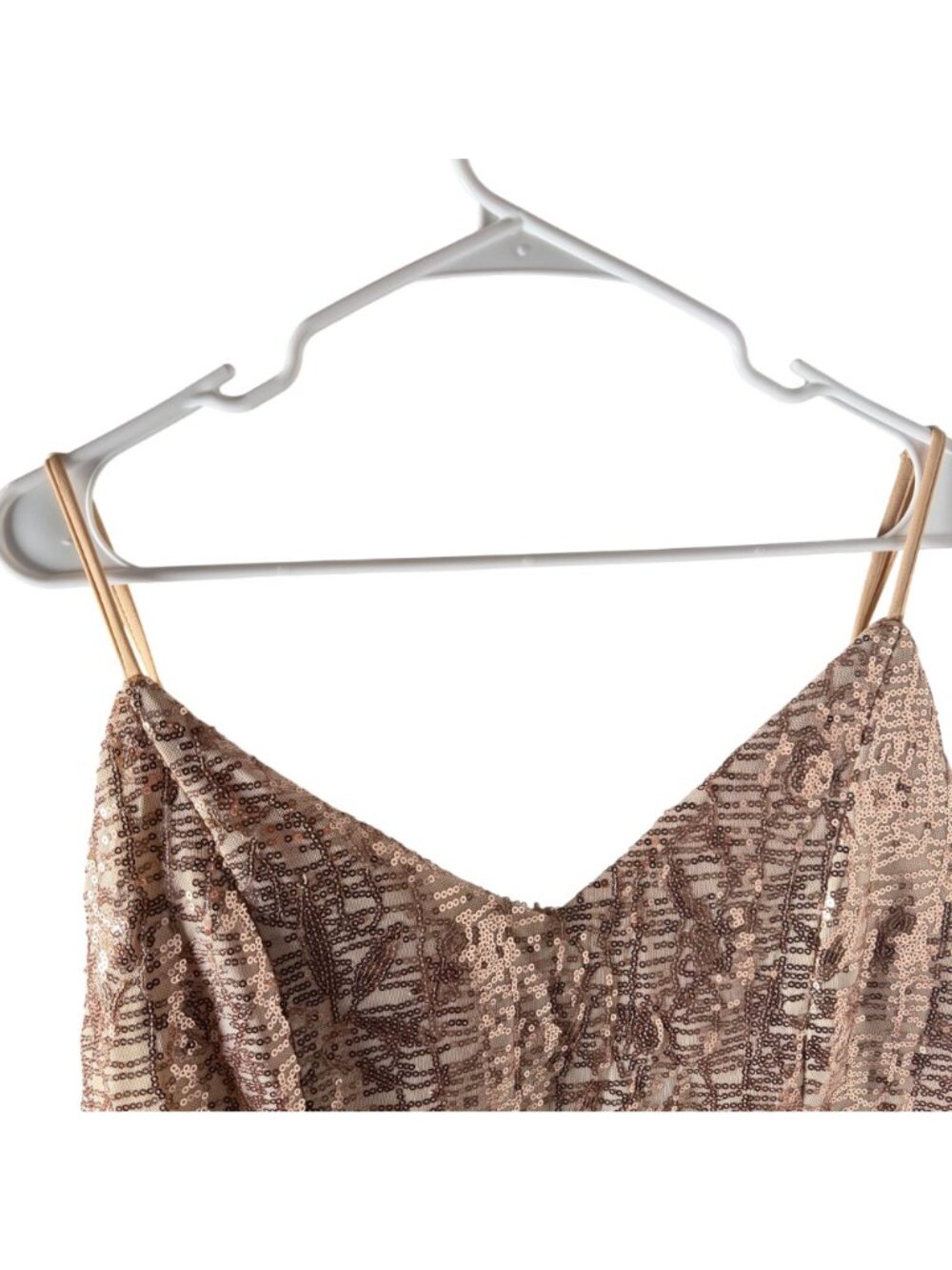 Miss Ord Spaghetti Strap Backless Sequin Dress Women's Size 4SXL New With Tags! - Picture 4 of 5